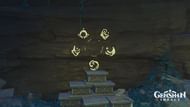 The Altar Pattern that players need to memorize (Image via Genshin Impact)